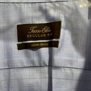 Tasso Elba blue shirt — excellent used condition